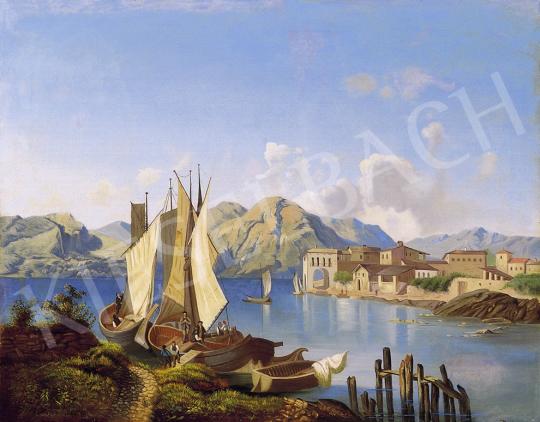 J. Rickl Gy., 1870. - Kikötő | 5. Aukció aukció / 306a tétel