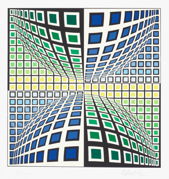  Vasarely, Victor - Miook, 1985 | 1st Contemporary Auction auction / 12 Lot