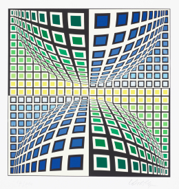  Vasarely, Victor - Miook, 1985 