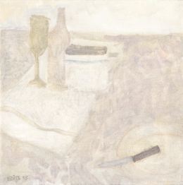 Szüts Miklós - Csendélet zöld pohárral, 1995 