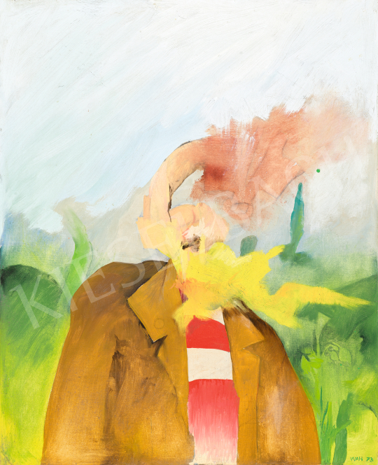  Wahorn, András - Untitled (Autumn Walk in a Stripped Shirt), 1973 | 1st Contemporary Auction auction / 83 Lot