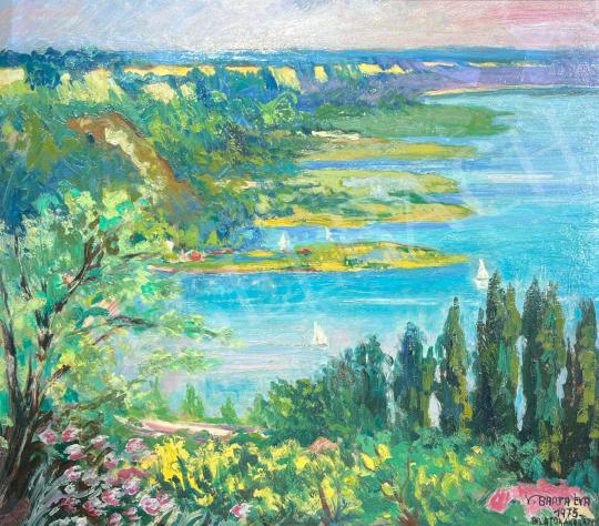 Barta, Éva, V. - Balatonakarattya 1975 painting