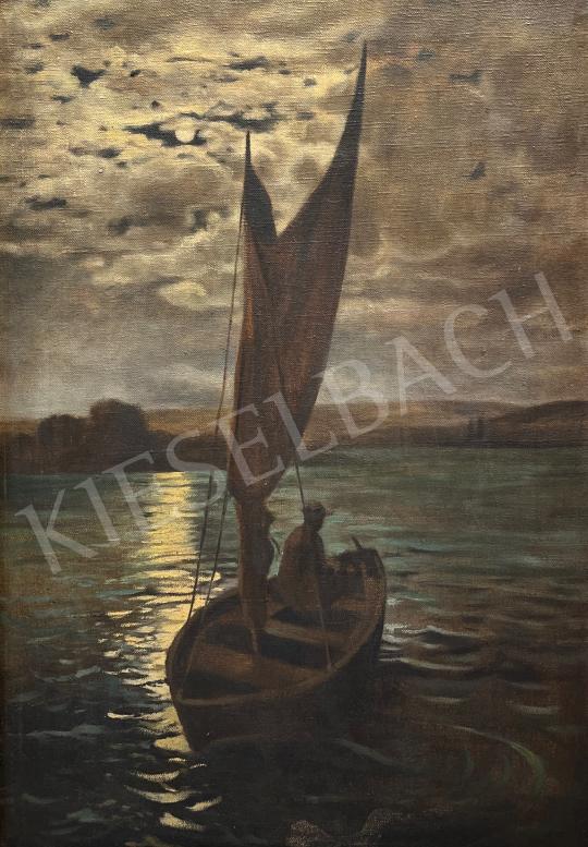 Eladó Ismeretlen festő - Tengeri halász festménye
