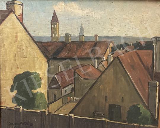 For sale Jaksa, István - Kőszeg skyline 1963  's painting