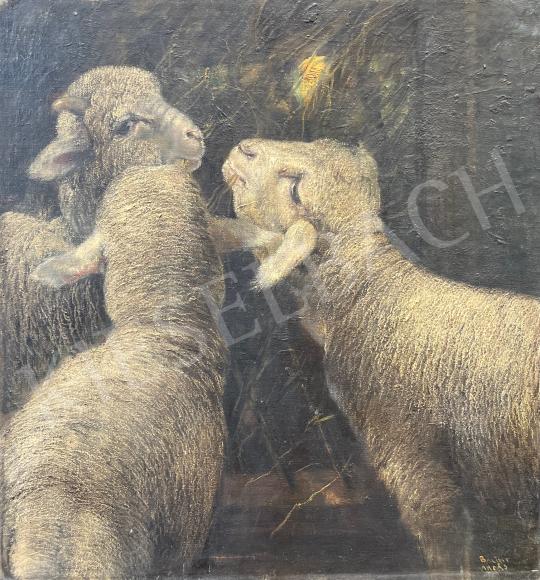 For sale Bálint, Árpád -  Lambs (Hommage to Béla Pállik) 's painting