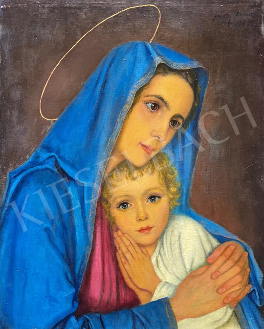 Feszty Masa - Madonna (Anya gyermekével) 1960  festménye