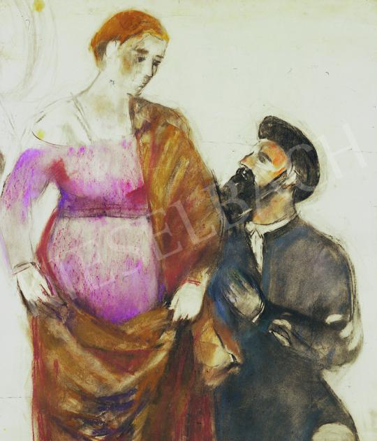 Eladó  Bernáth Aurél - Égi és földi szerelem festménye
