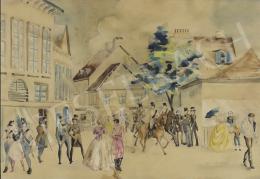  Szecskó Tamás  - Small town promenade, 1941 