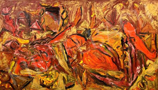 For sale Vilhelm, Károly - Red Resurrection (Glowing Landscape) 's painting