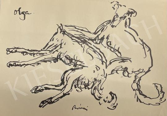Rippl-Rónai, József - Dogs painting