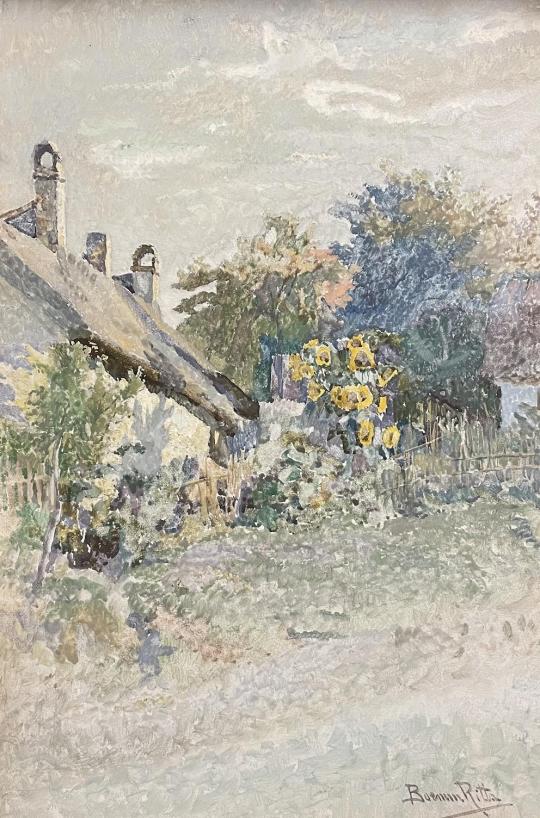 Eladó Boemm Ritta - Impresszió egy tavaszi udvarról festménye