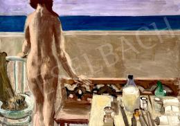 Breznay, József - Nude on the beach 1976 