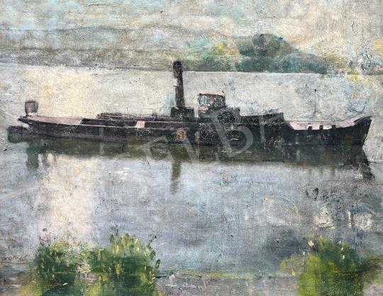 For sale Faddi-Förstner, Dénes - Tisza barge 's painting