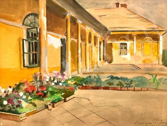  Bornemisza, Géza -  Old castle 1960 painting