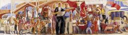 Ismeretlen magyar festő, 1950-es évek eleje - Dolgozóké a jövő 