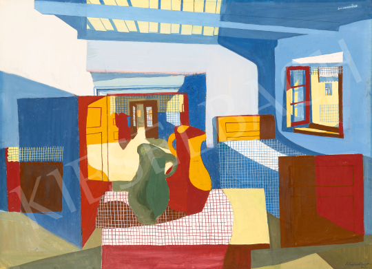 Schubert Ernő - Kék atelier, 1929 | 70. aukció aukció / 15 tétel