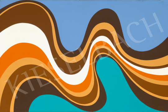 Joláthy, Attila - Wavy Composition, 1974 | 70th auction auction / 17 Lot