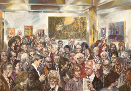  Patay László - Néhányan közülünk (Kortárs festők a csepeli Iskola Galériában), 1989 
