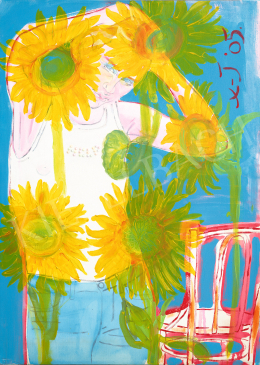  Nagy, Kriszta (Tereskova) - Self-Portrait with Sunflowers, 2005 
