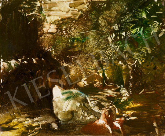 Csernus, Tibor - Light Filtering Through (Nudes on the River Bank) | 70th auction auction / 48 Lot