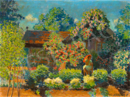  Csejtei Joachim, Ferenc - Summer Afternoon in the Garden 