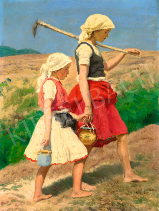  Glatz, Oszkár - Homebound (Siblings), 1935 | 70th auction auction / 65 Lot