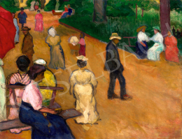  Perlrott Csaba, Vilmos - In the Park, 1907 