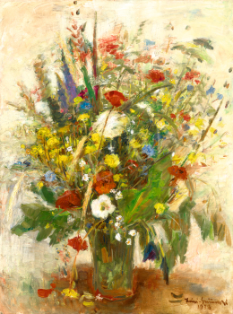  Iványi Grünwald Béla - Impresszió egy nyári virágcsokorról, 1938 