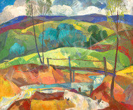  Páll, Lajos - Transylvanian Landscape, 1972 