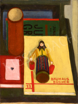 Dési Huber, István - Still-Life with Bauhaus Book, c. 1930 