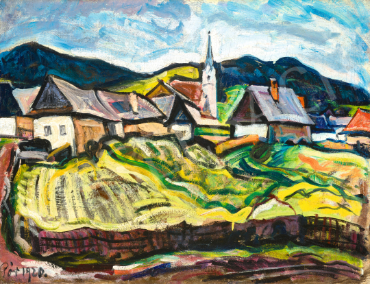  Pór, Bertalan - Expressive Landscape, 1920 | 70th auction auction / 155 Lot