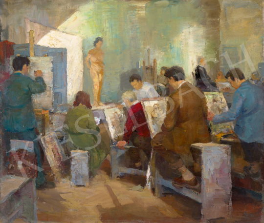 Fejes, Gyula - Art School, 1956 | 70th auction auction / 157 Lot