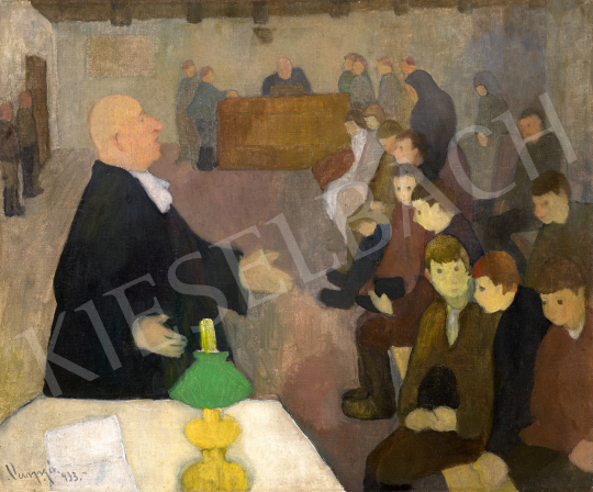 Vaszkó, Ödön - Green Oil-Lamp, 1933 | 70th auction auction / 158 Lot