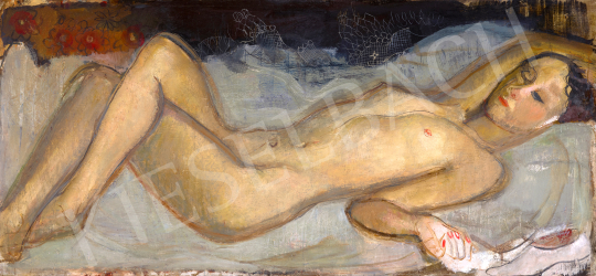 Mattioni, Eszter (Hollósné, Hollós Mattioni E - Slumbering Nude | 70th auction auction / 160 Lot