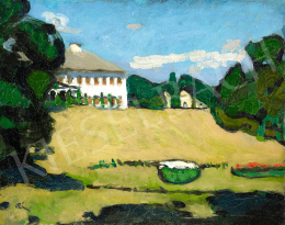 Rippl-Rónai József - A körtvélyesi kastélypark, 1909 körül 