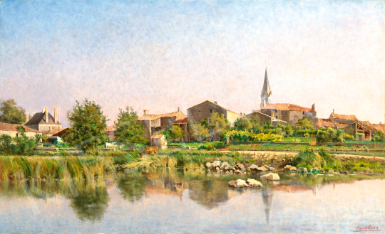  Mario Carl-Rosa - French Landscape (Riverside) | 70th auction auction / 185 Lot