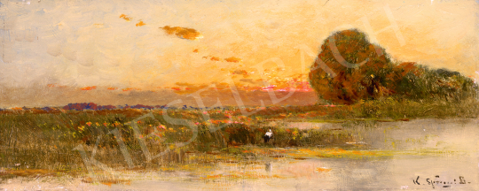 K. Spányi, Béla - Twilight on the Great Plains | 70th auction auction / 188 Lot