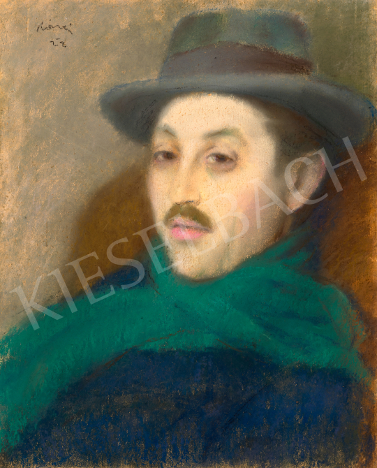 Rippl-Rónai, József - Man with a Green Scarf, 1922 | 70th auction auction / 216 Lot