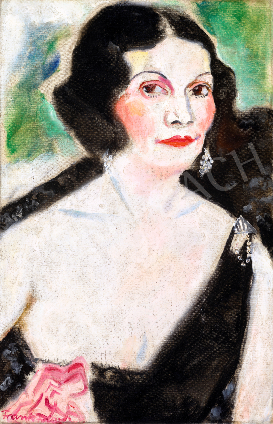 Frank, Frigyes - Lady in an Evening Dress | 70th auction auction / 218 Lot