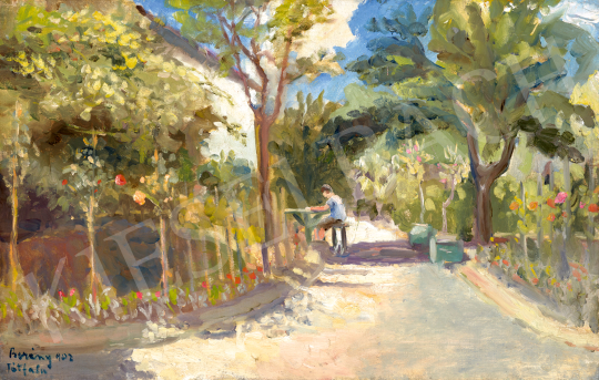 Berény, Róbert - Tahitótfalu (Sunlit Garden), 1902 | 70th auction auction / 240 Lot