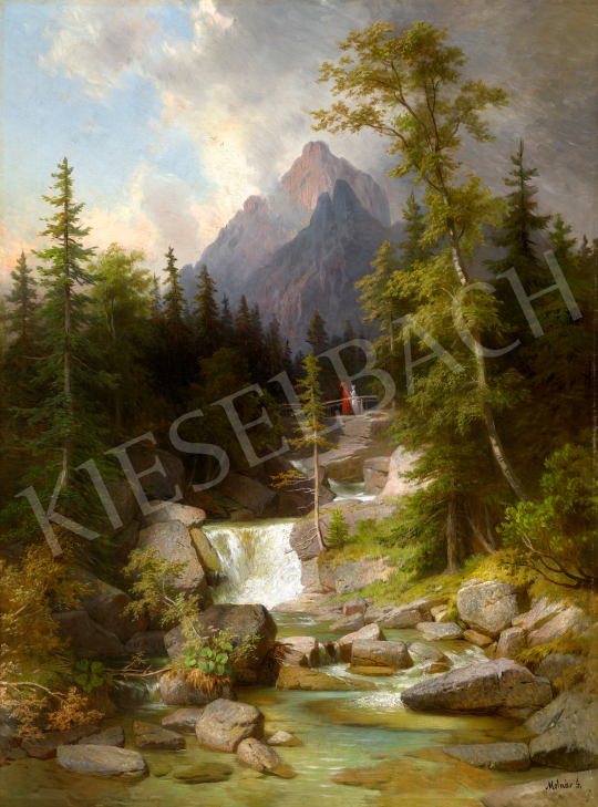 Molnár, József - Ladies at Tatra Waterfall | 70th auction auction / 241 Lot