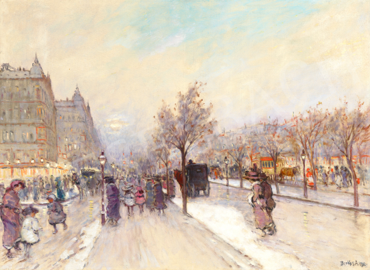  Berkes, Antal - City Street, 1912 | 70th auction auction / 253 Lot