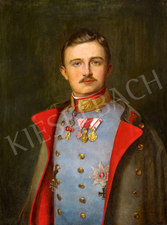 Ismeretlen magyar festő - IV. Károly császár, 1918 körül | 70. aukció aukció / 251 tétel