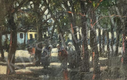 Eladó Ismeretlen festő - Arnyas fak kozott festménye