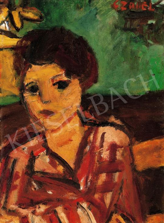  Czóbel, Béla - Girl in a Green Room | 22. Auction auction / 40 Lot