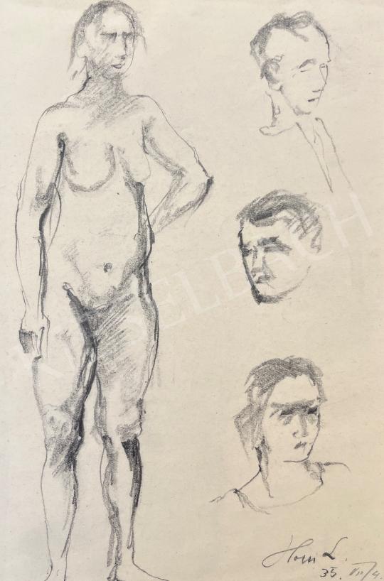 For sale  Holló, László - Study drawing 1935 's painting