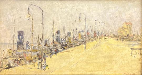 For sale Basch, Árpád - Harbour 's painting