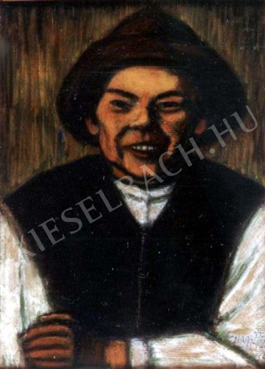Nagy István - Mosolygó kisfiú festménye