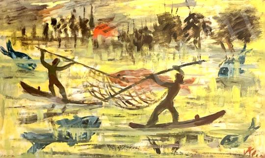 For sale Klie, Zoltán -  Fishermen 1957 's painting