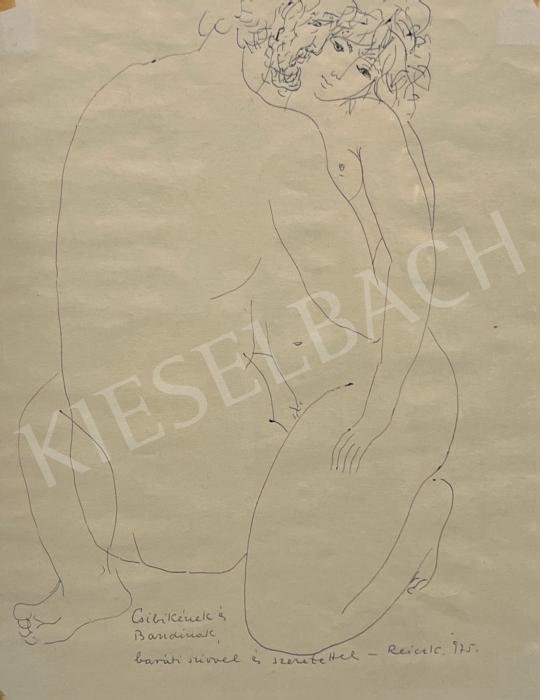  Reich Károly - Szerelmesek 1975 festménye
